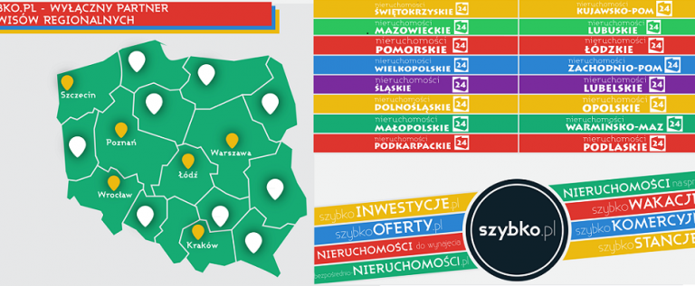 Szybko.pl wyłącznym partnerem 16 portali regionalnych